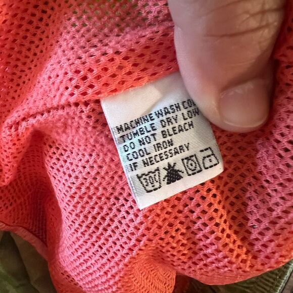 Tommy Bahama Relax Swim Trunks Green w/palm Trees, Sz Large,  drawstring elastic - Picture 10 of 11